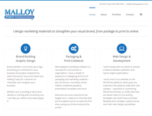 Tablet Screenshot of malloygraphics.com